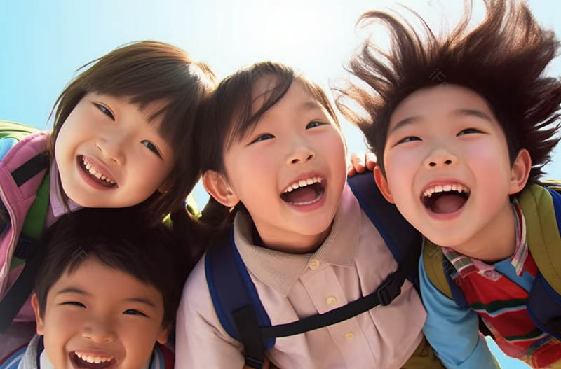 开心快乐的小学生张大嘴大笑,高清,摄影图,摄影图片,图片大全,摄影图免费下载